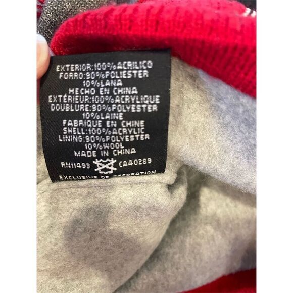 New Era Hornets Unisex Beanie Hat with Pom Multicolor Winter Casual - Picture 6 of 7